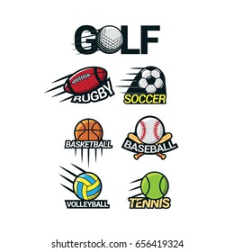 7 Sport logo & emblem vector