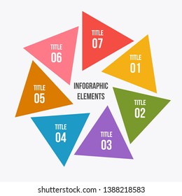7  steps  chart, infographic or  diagram