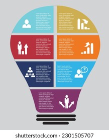 7 Steps Infographics Design Template for graphs, charts, diagrams. Business concept .eps 10