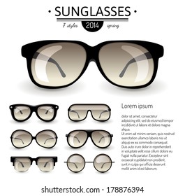 7 iconos de gafas de sol