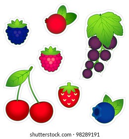 7 sweet ripe berries