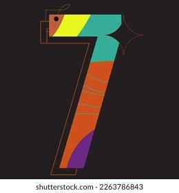 7 Typografisches Design elegant mit ästhetischer Farbe