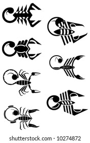 7 vector signs of scorpion