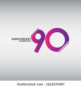 70 anniversary celebration vector concept template design illustration