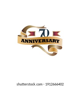 70-jährige Jubiläumsfeier, Vektordesign-Illustration