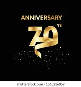 70 Anniversary Number For Celebrate Design