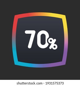 70% - App Icon Button