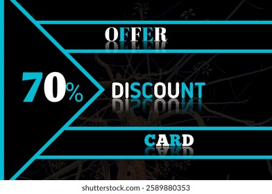 70% discount card discount voucher card
