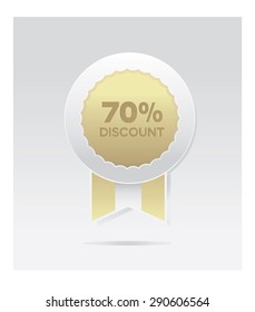 70 % discount golden badge