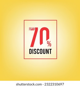 70% Discount Icons, 70% Discount Vector, up to 70% off