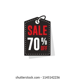 70% discount label template