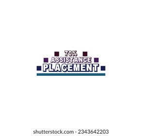 70% Guranted Satisfaction Box Shape text Base design with eye catching colors used