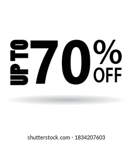 hasta un 70% de texto negro en un fondo blanco