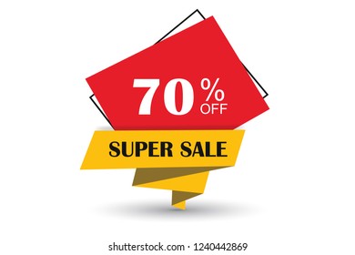70% off discount promotion sale,  sale promo marketing.