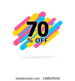 70 Off Discount Simple Sale Vector Stock Vector Royalty Free Shutterstock