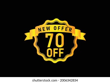 70% off new offer logo design