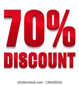 70 percent discount digits