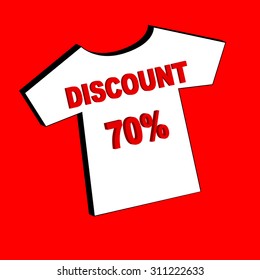 70 percent discount logo , vector