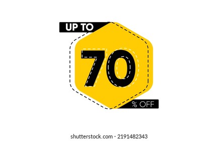 70 percent discount vector illustration, 70 percent off sale vector, 70 percent off abstract