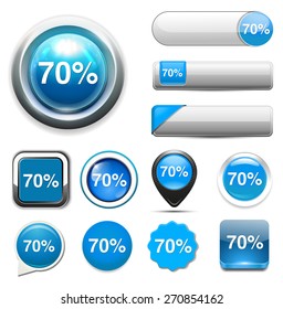 70 percent icon