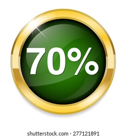 70 percent icon