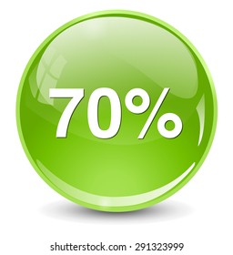 70 percent icon