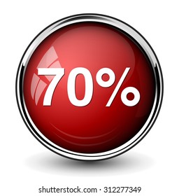 70 percent icon