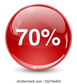 70 percent icon