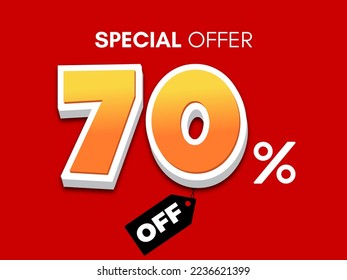 up to 70 percent off