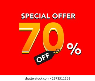 Up To 70% percent off