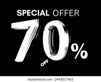 up to 70 percent off
