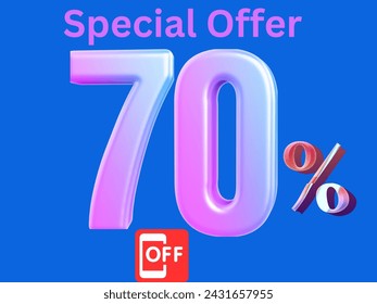 Up to 70 percent off   especial offer sale 