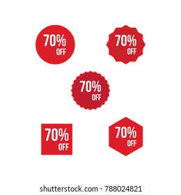 70% SET BANNER SYMBOL.VECTOR BIG SALE