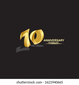 70 Year Anniversary Vector Template Design Illustration