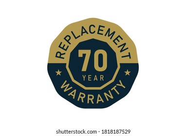 70 year replacement warranty, Replacement warranty images