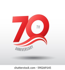 70 Years Anniversary Celebration Design