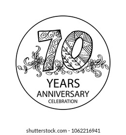 70 years anniversary logo 