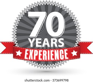 Happy Birthday 70 Years Retro Label Stock Vector (Royalty Free) 248663944