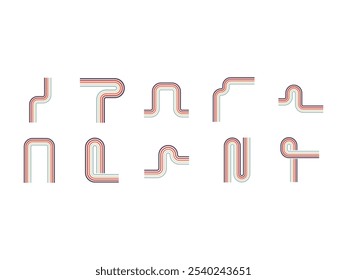 70_S Groovy Lined Element Set 