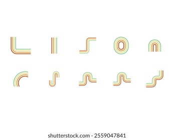 70_S Groovy Lined Element Set