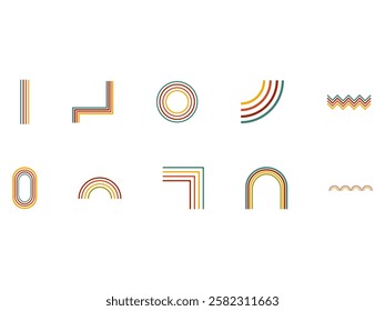 70_S Groovy Lined Element Set