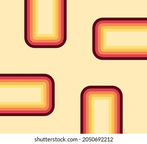 70s, 1970 abstract vector stock retro lines background. Vector illustration