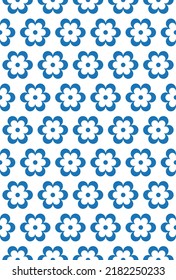 70's 60's Retro Seamless Pattern. Vector illustration.