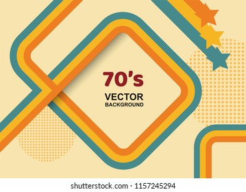 70s background,Vintage retro. vector
