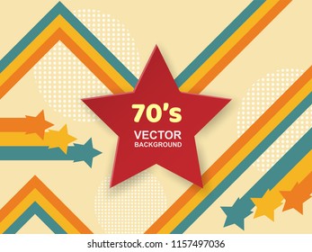 70s background,Vintage retro. vector
