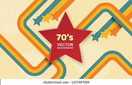 70s background,Vintage retro. vector
