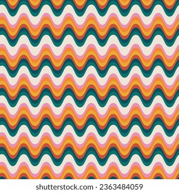 70's classic retro background seamless illustration Shape ,Design for fashion , fabric, textile, wallpaper , wrapping and all prints 
