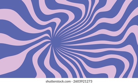 70s color background vector. Retro wall decoration, groovy, trippy, geometric shape. Vintage hippie wall art for interior, decorative, banner, cover, card.