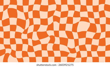 70s color background vector. Retro wall decoration, groovy, trippy, geometric shape. Vintage hippie wall art for interior, decorative, banner, cover, card.
