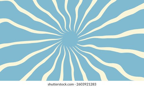 70s color background vector. Retro wall decoration, groovy, trippy, geometric shape. Vintage hippie wall art for interior, decorative, banner, cover, card.